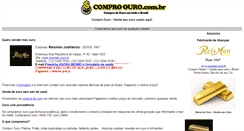 Desktop Screenshot of comproouro.com.br