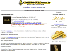 Tablet Screenshot of comproouro.com.br